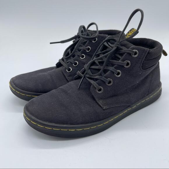 Dr. Martens Black Lace Up Shoes, Size 6L. In excellent condition! - Picture 1 of 9